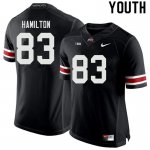 NCAA Ohio State Buckeyes Youth #83 Cormontae Hamilton Black Nike Football College Jersey MSX6845EN